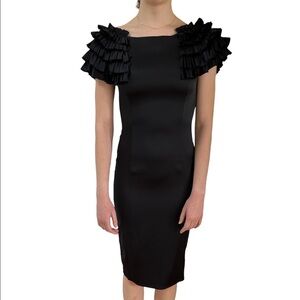 Thomas Wylde | Dresses | Thomas Wylde Stunning Silk Leather Midi Dress |  Poshmark